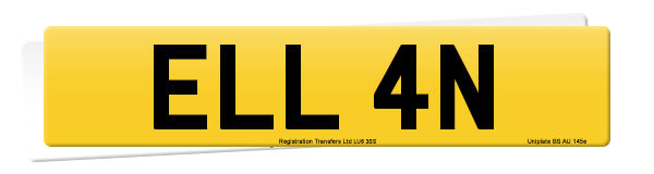 Registration number ELL 4N